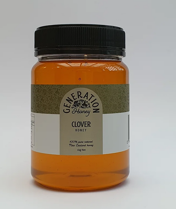 Honey Clover 1kg Liquid - Generation Honey*