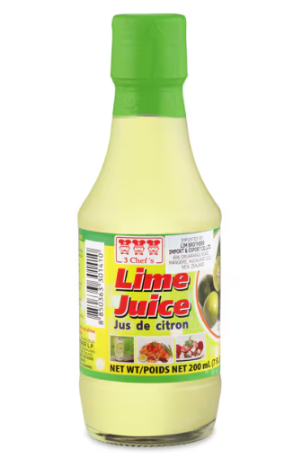 Lime Juice 3 Chefs 200ml*