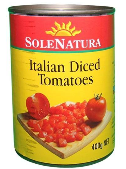 Tomatoes Diced Italian Sole Natura 400g*