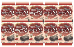 Crackers Seaweed Korean Seasoned Roasted 4.5G x 10*