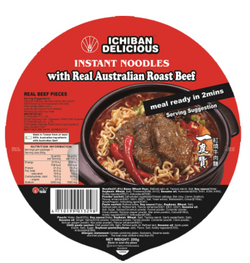 Noodle Roast Beef Ichiban 200g*