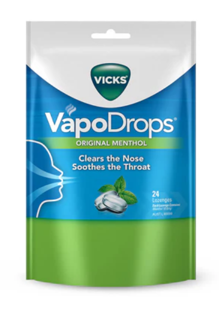 Lozenges Vicks Vapo Drops 24s*