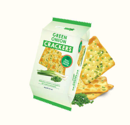 Crackers Green Onion Tropical Fields 80g