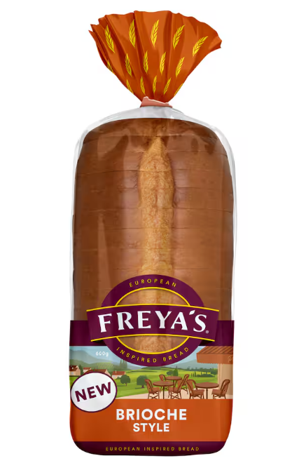 Freya's Brioche Style Toast Bread 600g