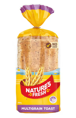 Bread Natures Multigrain Toast Each*