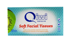 Tissues QIWI Facial 150S Blue