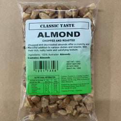 Almonds Chopped and Roasted 100g