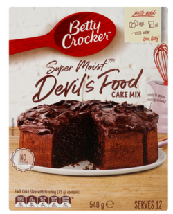 Cake Betty Crocker Super Moist Devil's Mix 540g