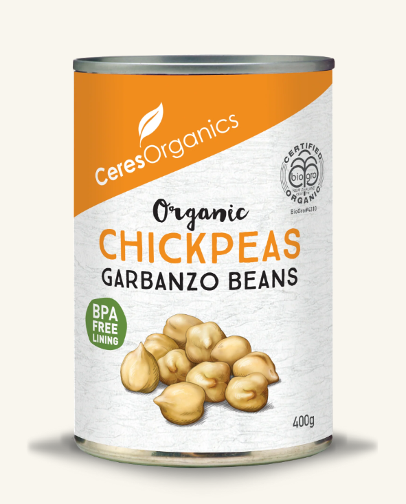 Ceres Organics - Organic Chickpeas / Garbanzo Beans - 400g