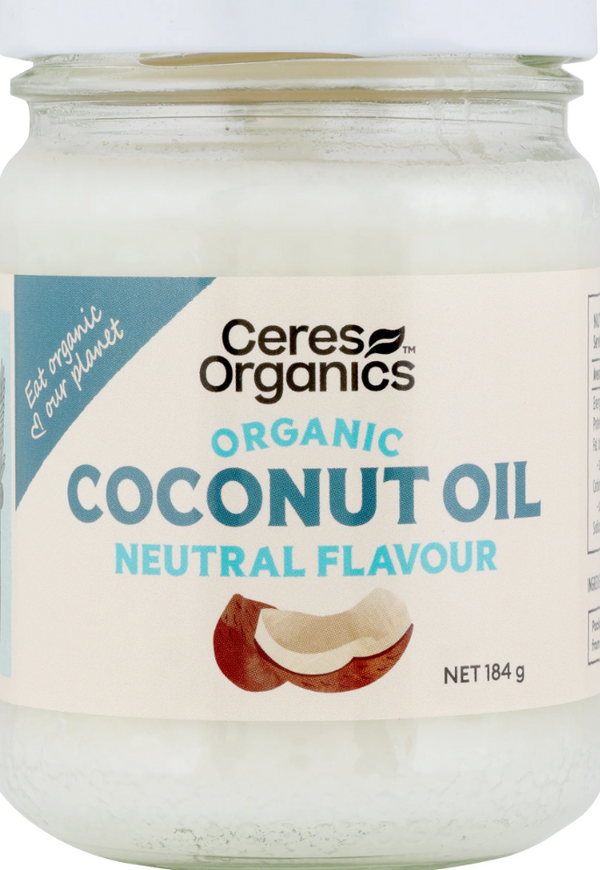 Ceres Organics - Organic Coconut Oil, Neutral Flavour (formerly High Heat) - 184ml