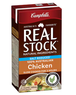 Stock Chicken liquid Campbells Reduced Salt 500ml