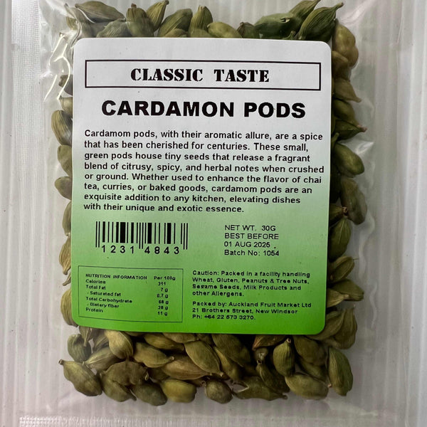 Cardamon Pods 30g