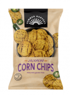 Chips Corn Summer Harvest Jalapeno 200g