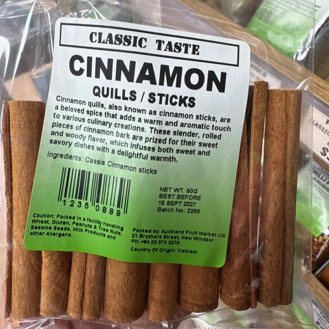 Cinnamon Quills/ Sticks Classic Taste 50g