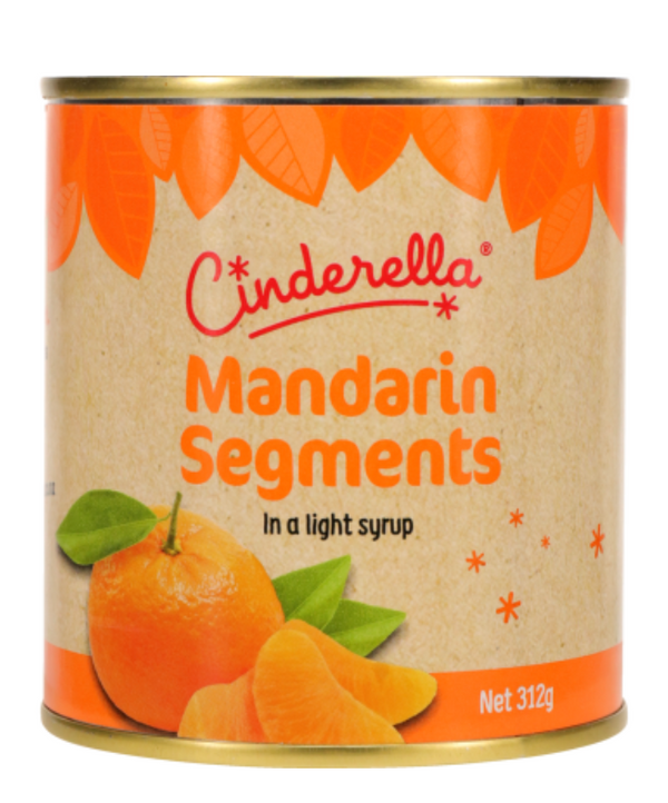 Mandarin Segments In Light Syrup Cinderella 312g