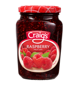 Jam Raspberry Craigs 375g