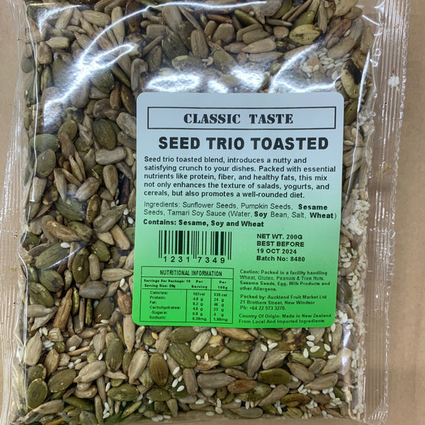 Seed Trio Toasted 200g