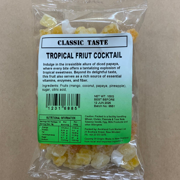 Tropical Fruit Cocktail 100g