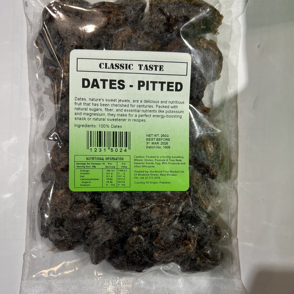 Dates Pitted 250g