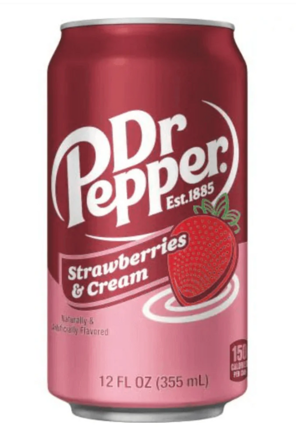 Dr Pepper Strawberry and Cream Can 330ml