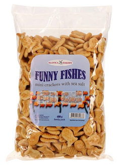 Crackers Funny Fishes Mini Slavic 400g