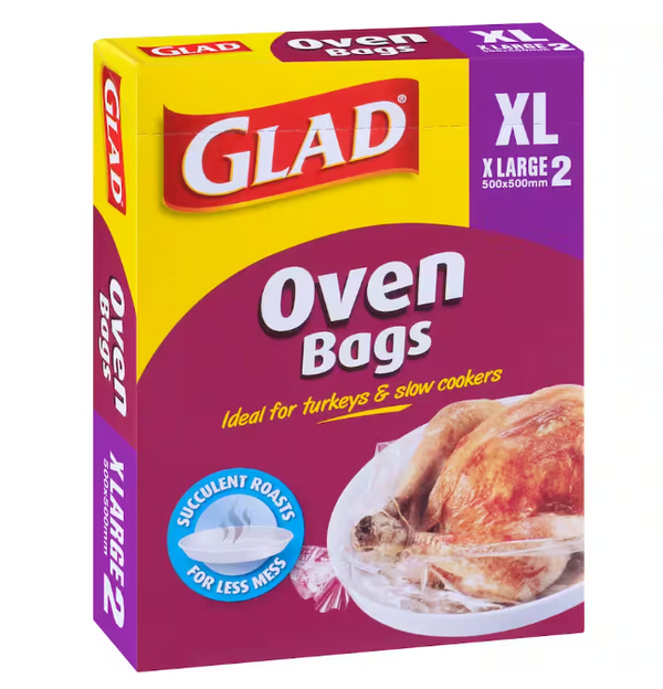 Oven Bag XL Glad 2pc