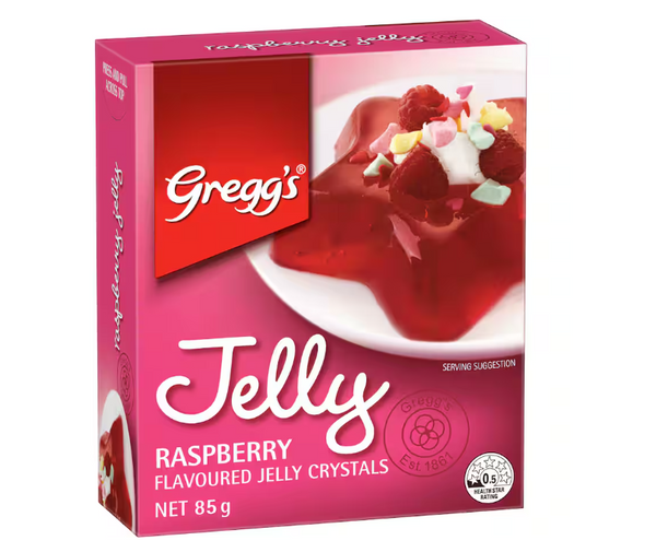 Jelly Raspberry Greggs 85g