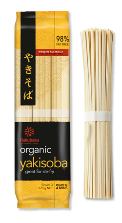 Noodle Hakubaku Yakisoba Organic 270g