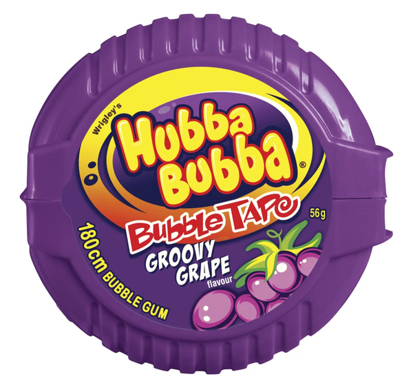 Chewing Gum Hubba Bubba Tape Grape 56g