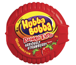 Chewing Gum Hubba Bubba Tape Strawberry 56g