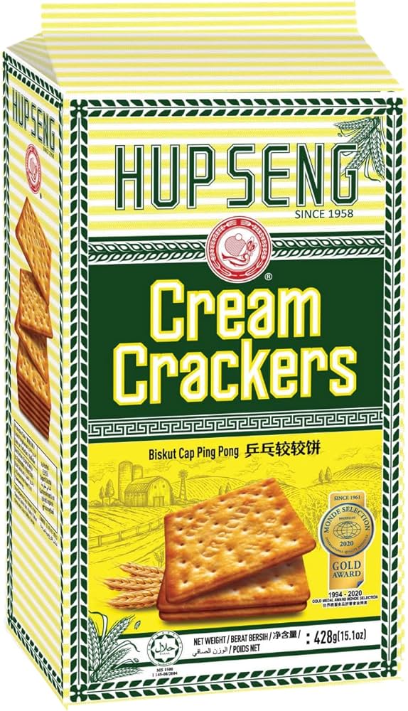 Crackers Cream Hup Seng 428g