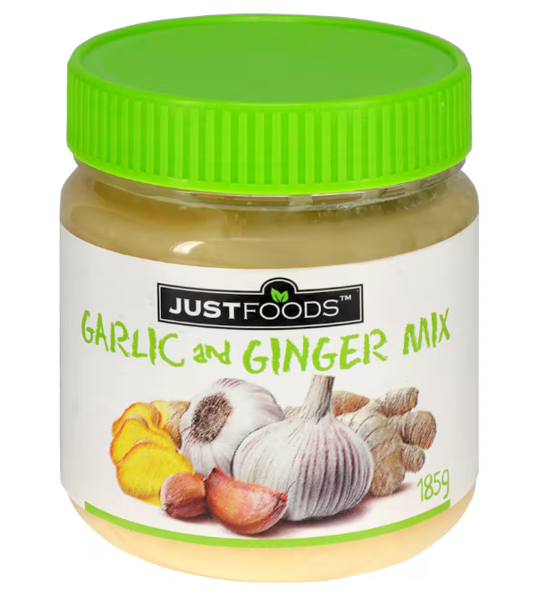 Garlic and Ginger Crushed Mix Just Foods 185g