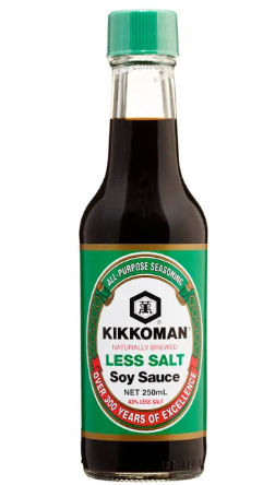 Soy Sauce Less Salt Kikkoman 250ml