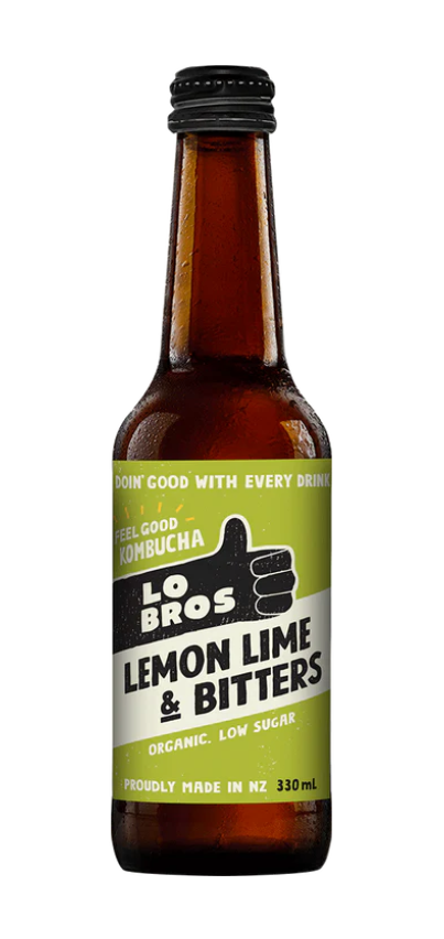 Kombucha Los Brothers Lemon Lime Bitters 330ml