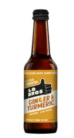 Kombucha Los Brothers Ginger and Turmeric 330ml