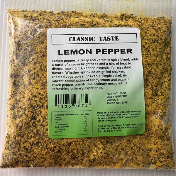 Seasoning Pepper Lemon 100g