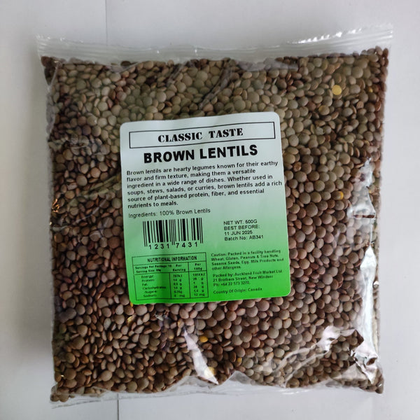 Lentils Brown 500g