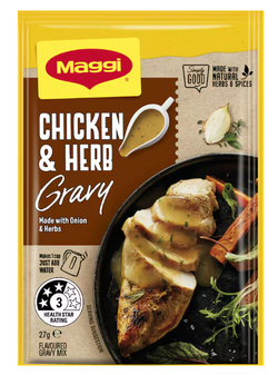 Gravy Mix Chicken and Herb Maggi instant 27g