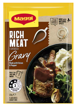 Gravy Mix Rich Meat 22g Maggi instant