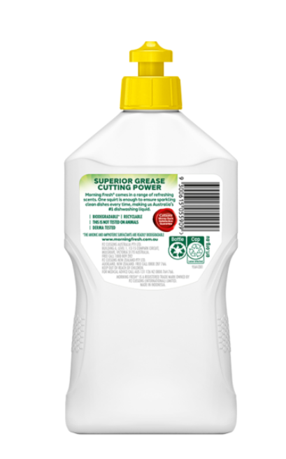 Dish Detergent  - Morning Fresh Dishwashing Liquid Lemon 400ml