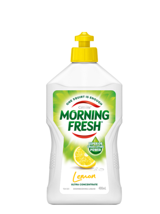 Dish Detergent  - Morning Fresh Dishwashing Liquid Lemon 400ml