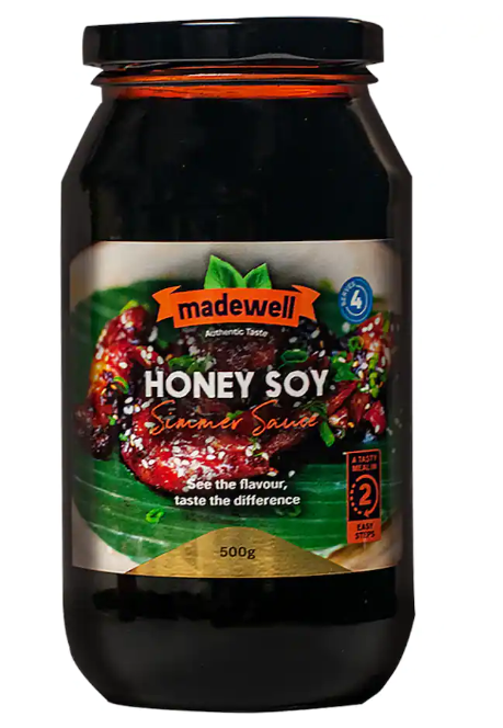 Sauce Simmer Honey Soy Meal Base Madewell 500g