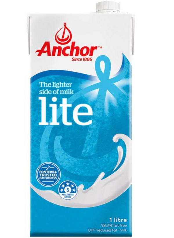 Milk - Anchor Fresh Lite Long life 1L