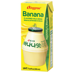 Milk Flavoured Banana Binggrae 200ml x 6*