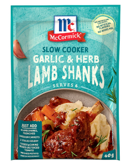 Gravy Slow Cookers Garlic Herb Lamb Mccormick 40g