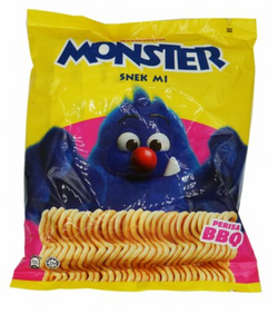 Noodle Monster Noodle Snack BBQ Flavour 8 x 25g