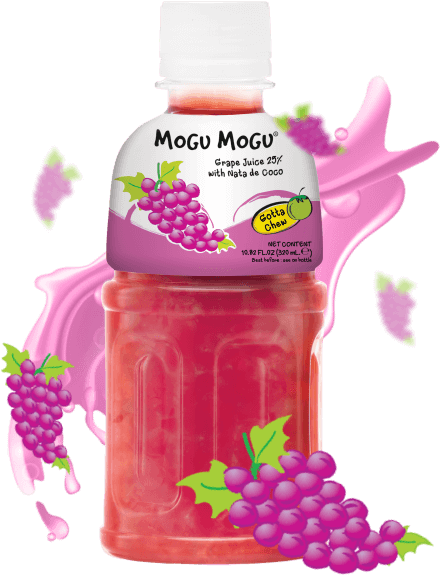 Juice Grape Mogu Mogu With Nata De Coco 320ml