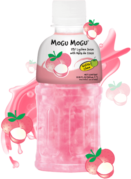 Juice Lychee Mogu Mogu With Nata De Coco 320ml