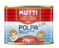 Tomatoes Chopped Finely Mutti 210g