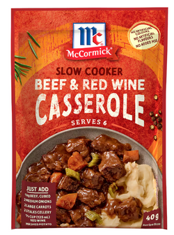 Gravy Slow Cookers Country Beef Casserole Mccormick 40g